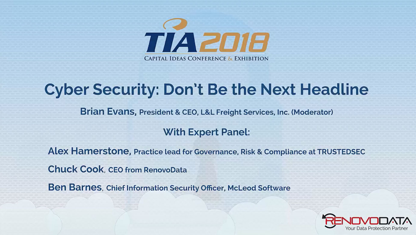 RenovoData Video: Cyber Security: Don't Be the Next Headline