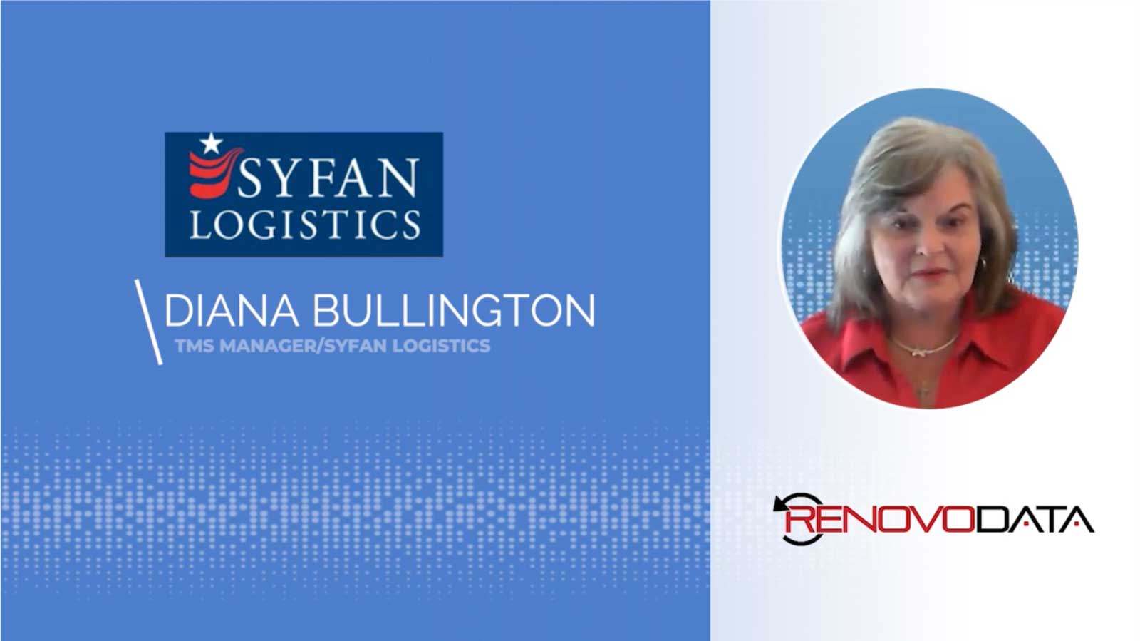 RenovoData Testimonial from Syfan Logistics